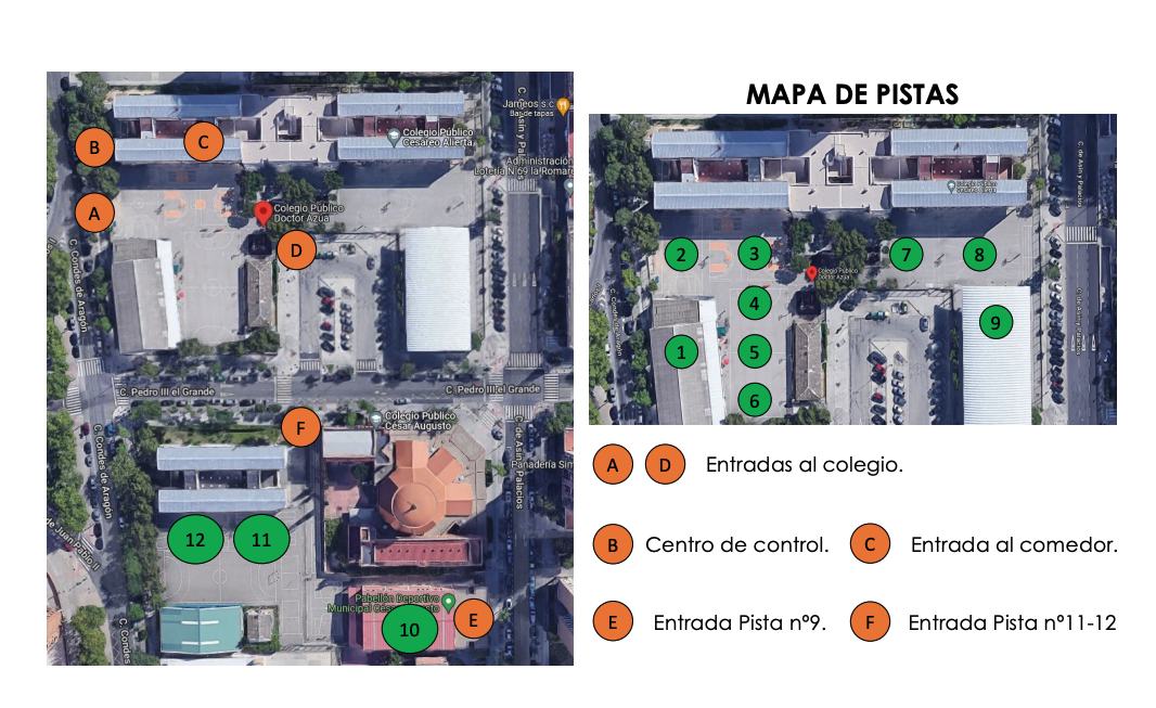 pistas de juego